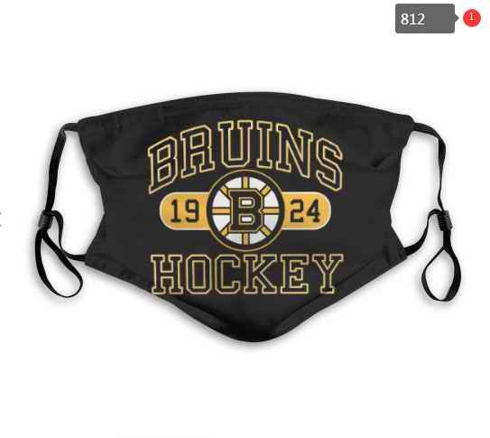 Boston Bruins Face Mask 008 Filter Pm2.5 (Pls check description for details)