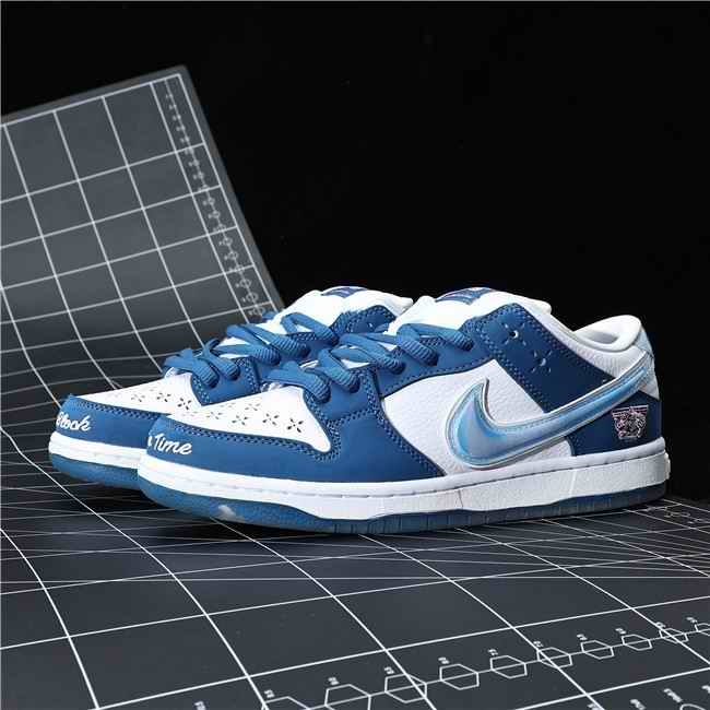 Men's Dunk Low Blue/White Shoes 0305