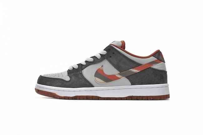 Men's Dunk Low Brown/White Shoes 0403