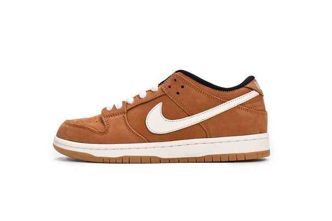 Men's SB Dunk Low Pro Iso DK Russet Sail Shoes DH1319-200 0320