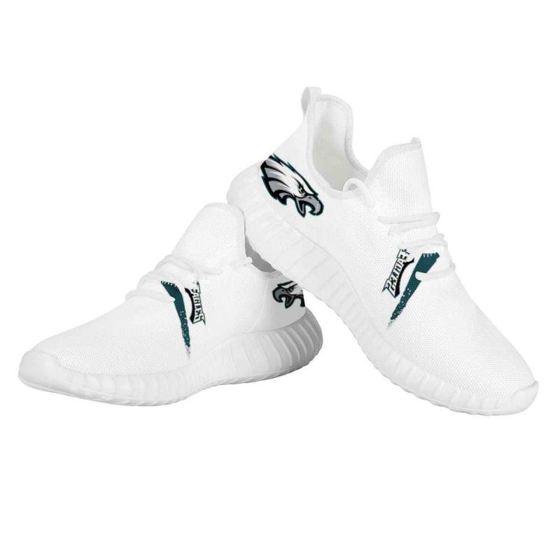 Women's Philadelphia Eagles Mesh Knit Sneakers/Shoes 016