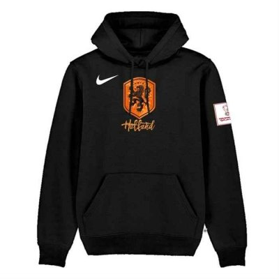 Men's Netherlands FIFA World Cup Soccer Hoodie Black