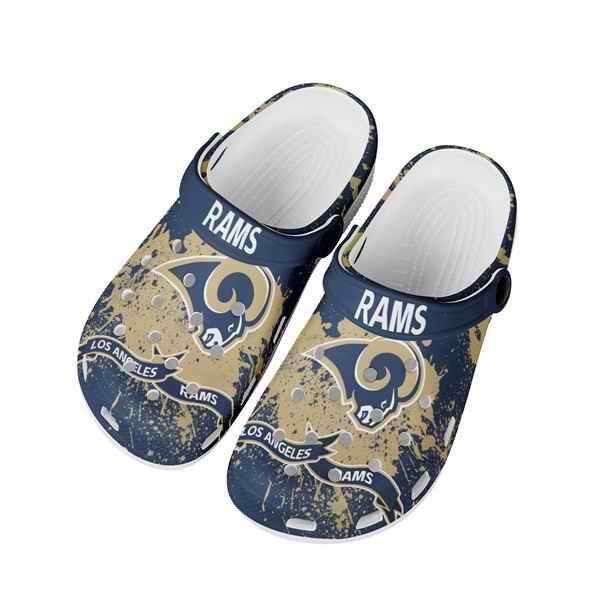 Women's Los Angeles Rams Bayaband Clog Shoes 003