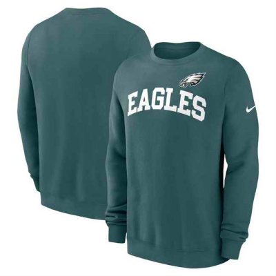 Men's Philadelphia Eagles Green Club Pullover Sweatshirt