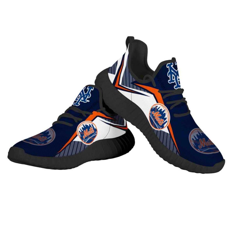 Men's New York Mets Mesh Knit Sneakers/Shoes 005