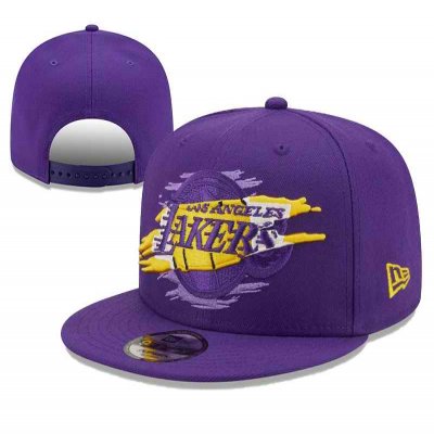 Los Angeles Lakers Stitched Snapback Hats 058