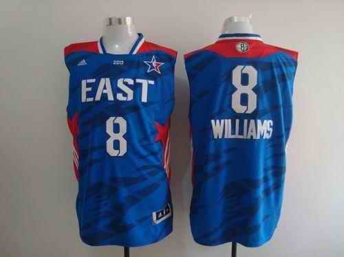 Nets #8 Deron Williams Blue 2013 All Star Stitched NBA Jersey