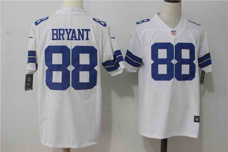 Men's Nike Dallas Cowboys #88 Dez Bryant White Stitched NFL Vapor Untouchable Limited Jersey