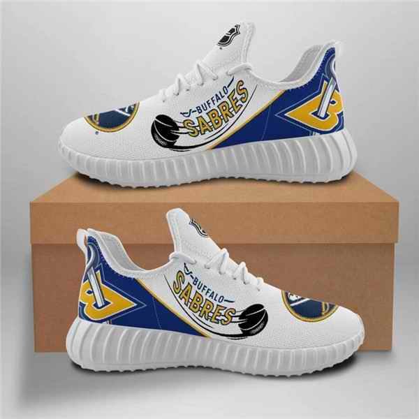 Men's Buffalo Sabres Mesh Knit Sneakers/Shoes 002