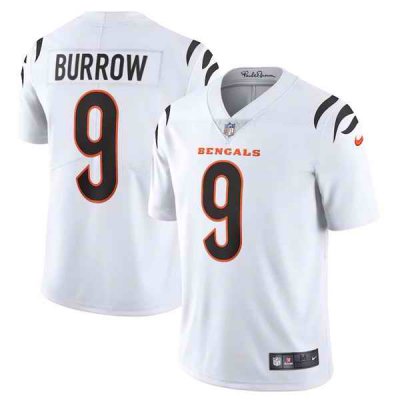 Youth Cincinnati Bengals #9 Joe Burrow New White Vapor Untouchable Limited Stitched Jersey