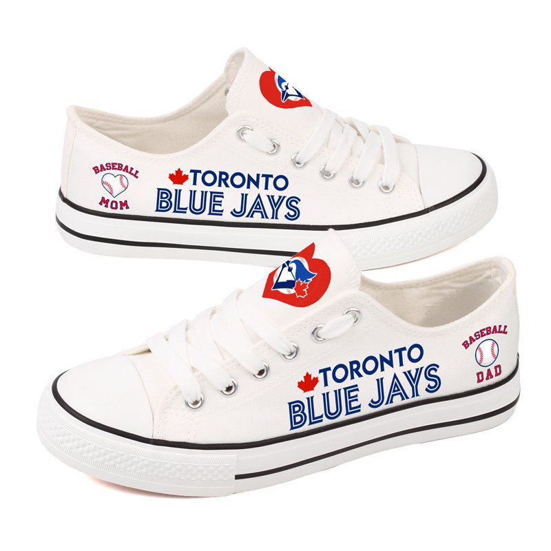 Women's Toronto Blue Jays Repeat Print Low Top Sneakers 002