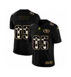 Men's San Francisco 49ers #85 George Kittle Jesus Black Faith Edition Limited Stitched Jersey