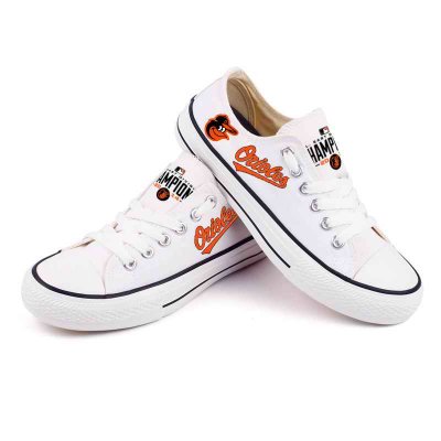 Women's Baltimore Orioles Repeat Print Low Top Sneakers 003