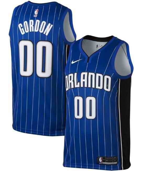 Men's Orlando Magic #00 Aaron Gordon Royal Icon Edition Stitched Swingman Jersey