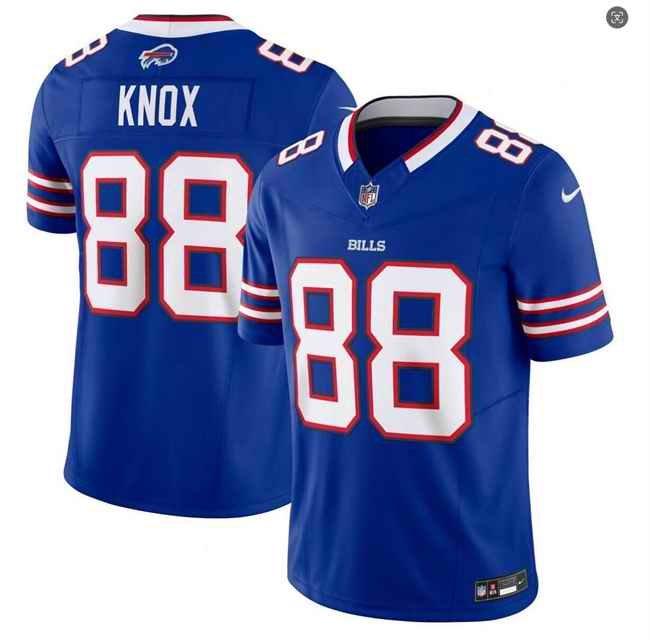 Men's Buffalo Bills #88 Dawson Knox Royal 2024 F.U.S.E. Vapor Untouchable Limited Stitched Football Jersey