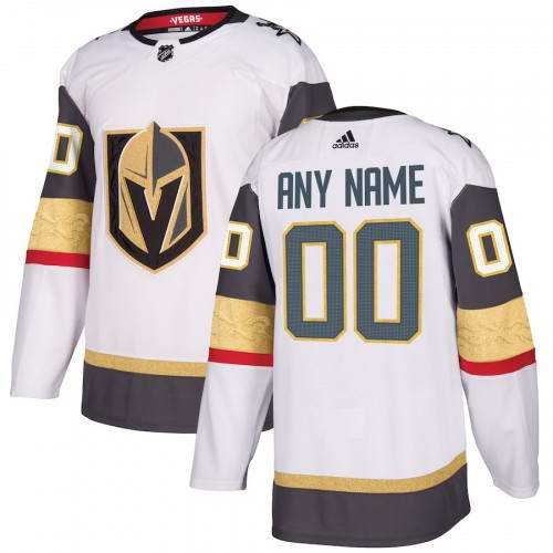 Men's Vegas Golden Knights White Custom Name Number Stitched Jersey