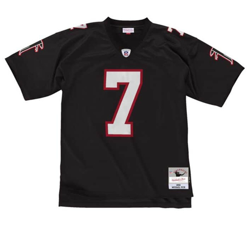 Women's Atlanta Falcons #7 Michael Vick 2002 Black Stitched Jersey(Run Small)