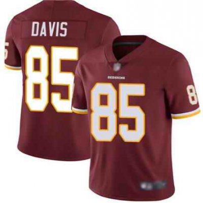 Men's Washington Redskins #85 Vernon Davis Red Vapor Untouchable Limited NFL Stitched Jersey