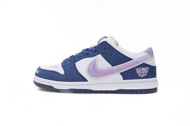 Men's Dunk Low Blue/White Shoes 0442