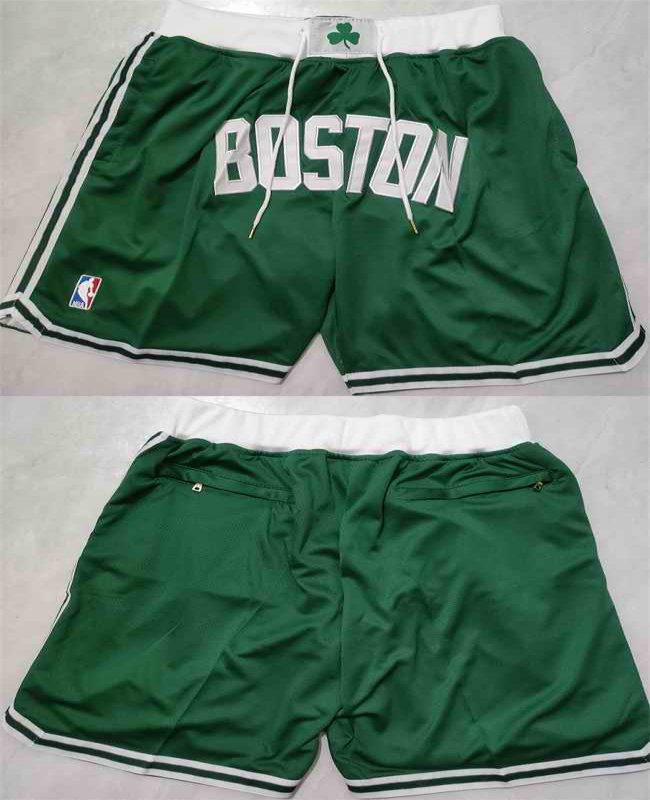 Men's Boston Celtics Green Shorts (Run Small)