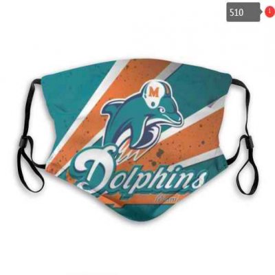 Miami Dolphins Face Mask 007 Filter Pm2.5 (Pls check description for details)