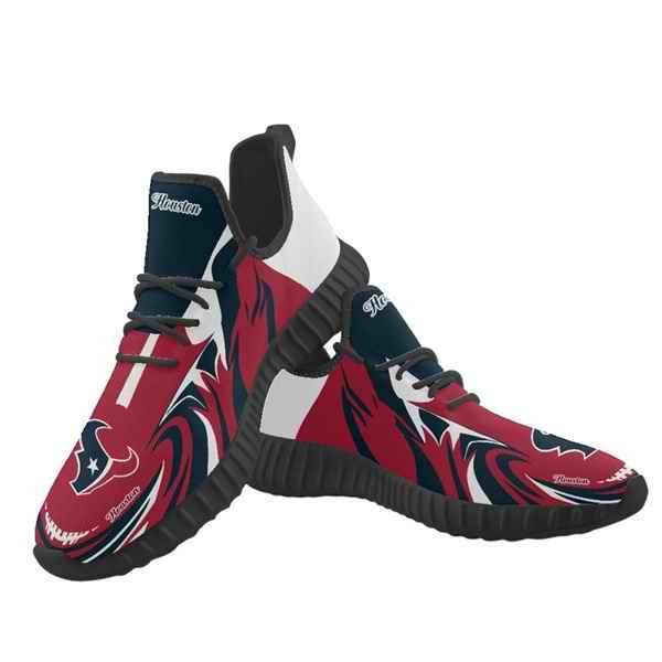 Men's Houston Texans Mesh Knit Sneakers/Shoes 016