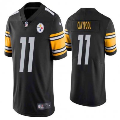 Youth Pittsburgh Steelers #11 Chase Claypool Black Vapor Untouchable Limited Stitched Jersey