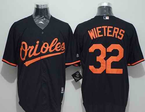 Orioles #32 Matt Wieters Black New Cool Base Stitched MLB Jersey