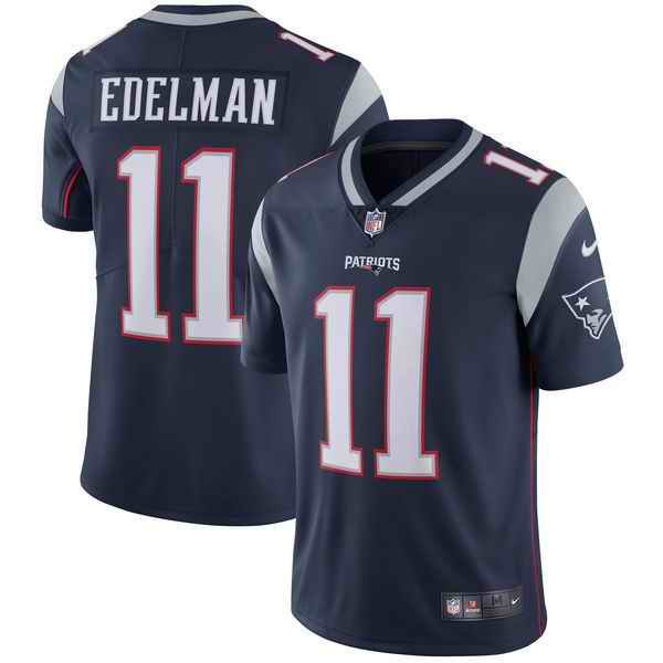 Men's New England Patriots #11 Julian Edelman Nike Navy Vapor Untouchable Limited Stitched NFL Jersey