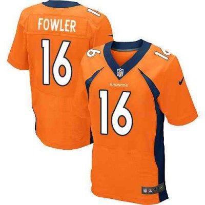 Nike Broncos #16 Bennie Fowler Orange Team Color Men's Stitched NFL New Elite Jersey