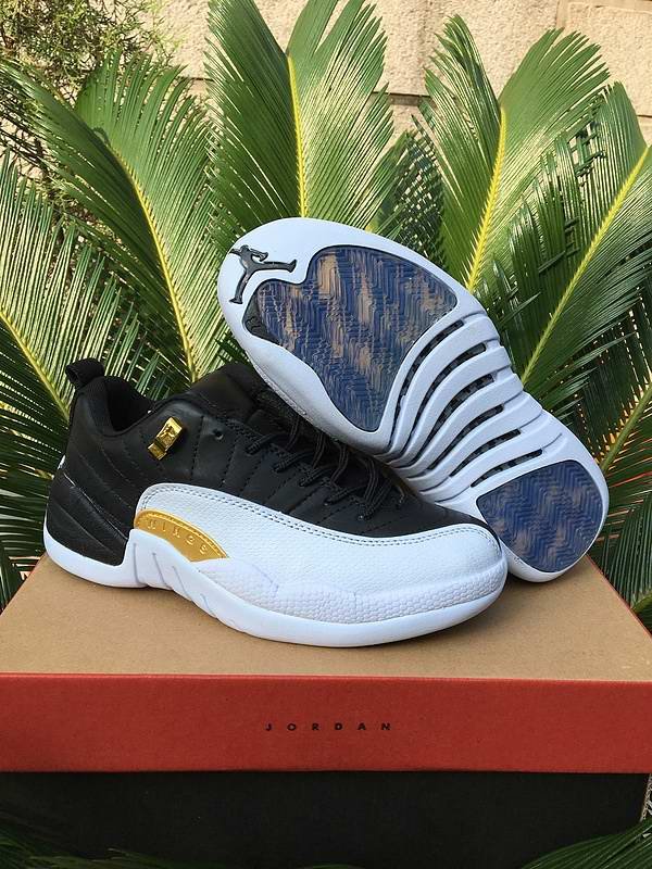 Running weapon Cheap Air Jordan 12 Shoes Retro Women Black/White