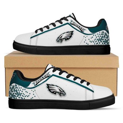 Men's Philadelphia Eagles Low Top Leather Sneakers 001