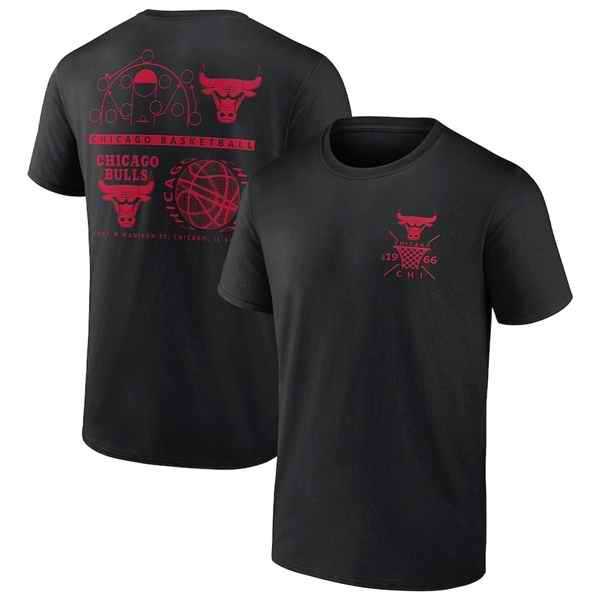 Men's Chicago Bulls Black Basketball T-Shirt