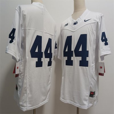 Men's Penn State Nittany Lions #44 Davis Warren White 2024 F.U.S.E. Stitched Jersey