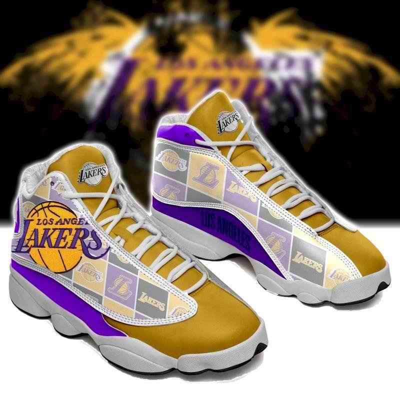 Women's Los Angeles Lakers Limited Edition JD13 Sneakers 004