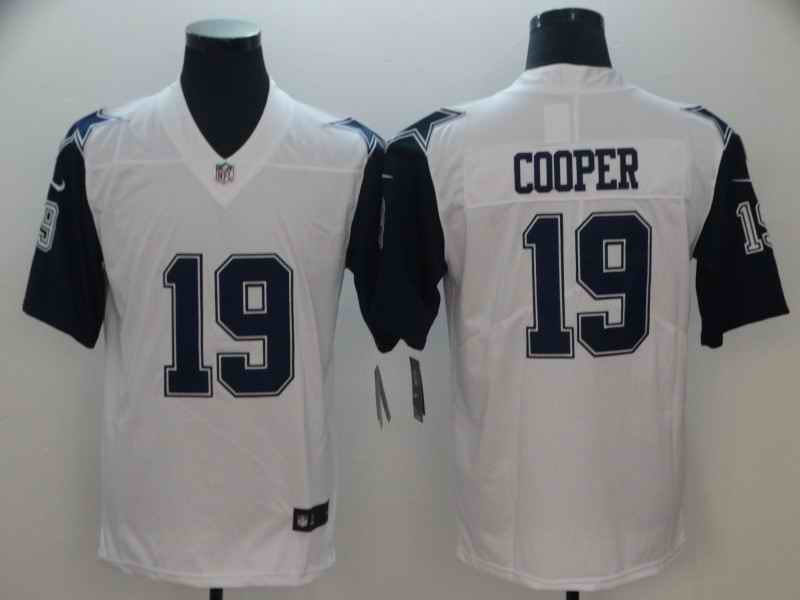 Men's Dallas Cowboys #19 Amari Cooper White Color Rush Limited Stitched NFL Jersey