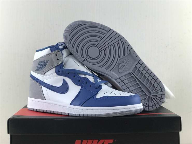 Men's Running Weapon Air Jordan 1 Blue Shoes 304