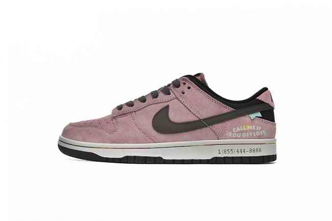 Men's Dunk Low Pink Shoes 0362