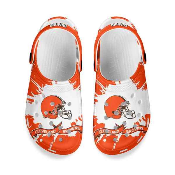 Men's Cleveland Browns Bayaband Clog Shoes 001