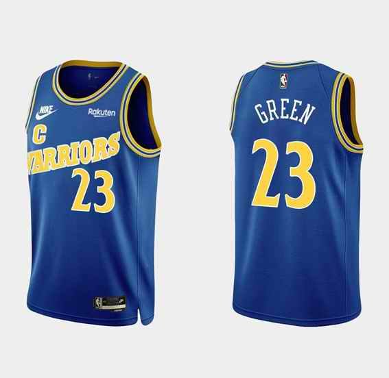 Youth Golden State Warriors #23 Draymond Green 2022 Classic Edition Royal Stitched Basketball Jersey