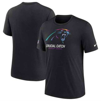 Men's Carolina Panthers Black 2024 Crucial Catch T-Shirt