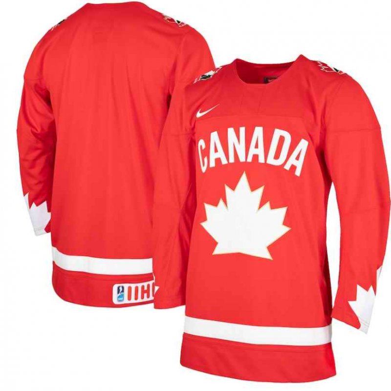 Men's Toronto Maple Leafs Hockey Canada Red Heritage Replica Stitched NHL Jersey