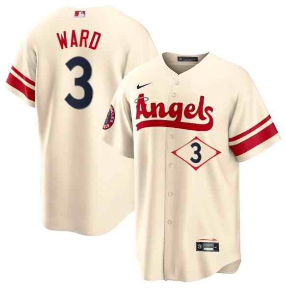 Youth Los Angeles Angels #3 Taylor Ward 2022 Cream City Connect Stitched Jersey