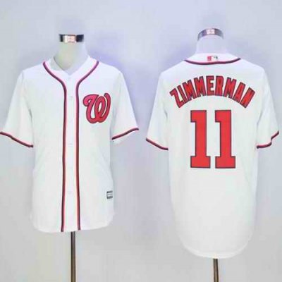 Nationals #11 Ryan Zimmerman White New Cool Base Stitched MLB Jersey