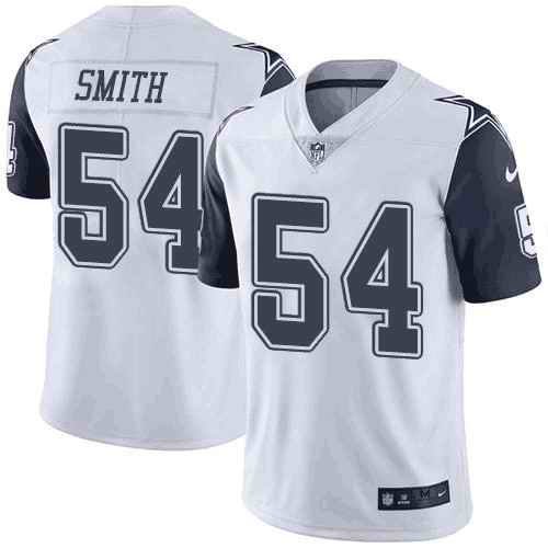 Toddlers Dallas Cowboys #54 Jaylon Smith White Color Rush Limited Stitched Jersey