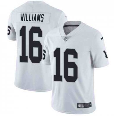 Men's Oakland Raiders #16 Tyrell Williams White Vapor Untouchable Limited Stitched NFL Jersey