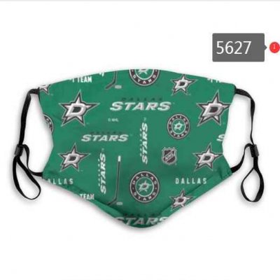 Dallas Stars Face Mask 5627 Filter Pm2.5 (Pls check description for details)