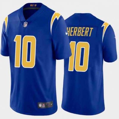 Youth Los Angeles Chargers #10 Justin Herbert 2020 Royal Vapor Untouchable Limited Stitched Jersey