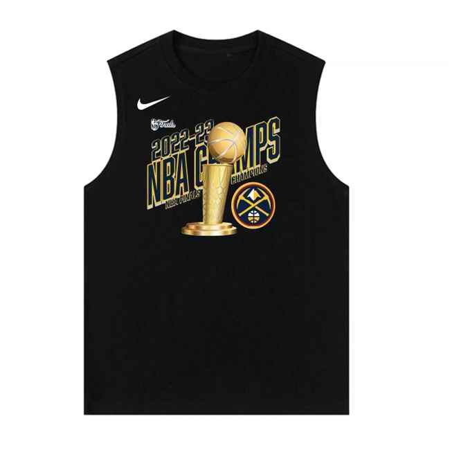 Men's Denver Nuggets Black Champions Suit in Action Tank Top