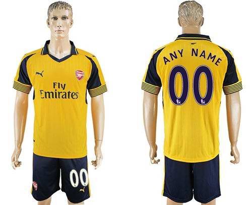 Arsenal Personalized Away Soccer Club Jersey